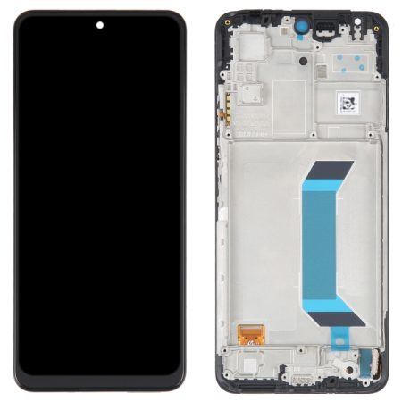 Original AMOLED Screen for Xiaomi Redmi Note 12 (China/5G) / Poco X5 Digitizer Assembly with Frame (Black)