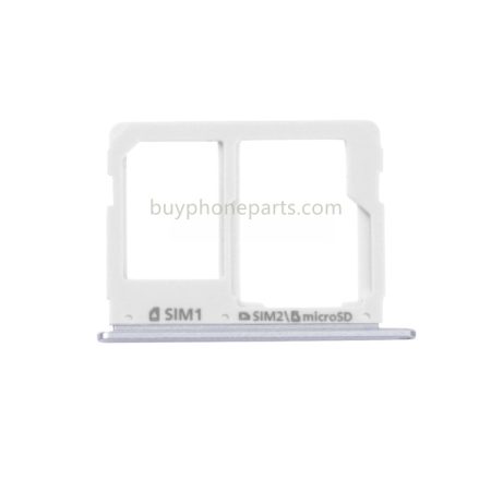 Samsung Galaxy A3(2016) A310 / A5(2016) A510 / A7(2016) A710 SIM Card and Micro SD Card Tray Holder (Grey)
