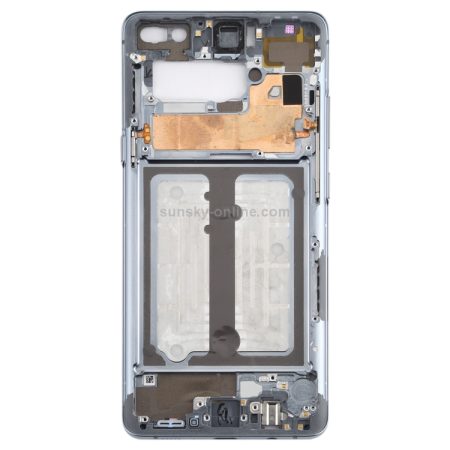 Middle Frame Bezel Plate with Side Keys for Samsung Galaxy S10 5G (Grey)