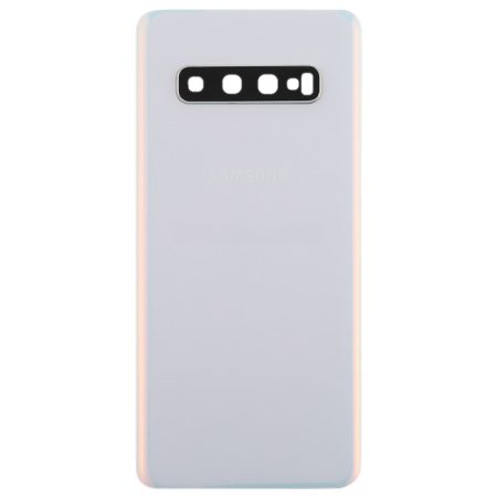 Samsung Galaxy S10 Battery Back Cover with Camera Lens (White)