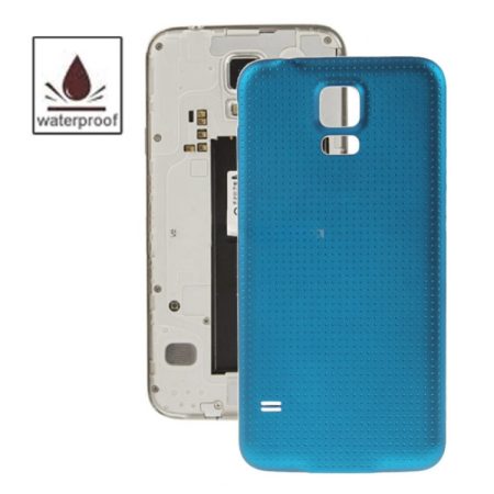 Original Waterproof Battery Housing Door Cover for Samsung Galaxy S5 (SM-G900) - Blue
