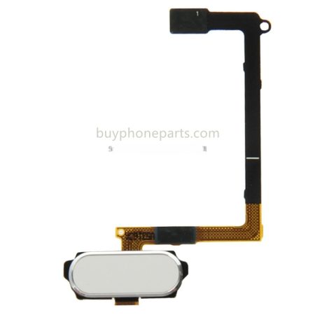 Samsung Galaxy S6 G920F Home Button Flex Cable with Fingerprint Sensor ID (White)
