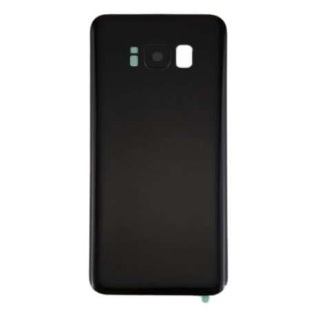 Samsung Galaxy S8 G950 Battery Back Cover with Camera Lens Cover & Adhesive (Black)