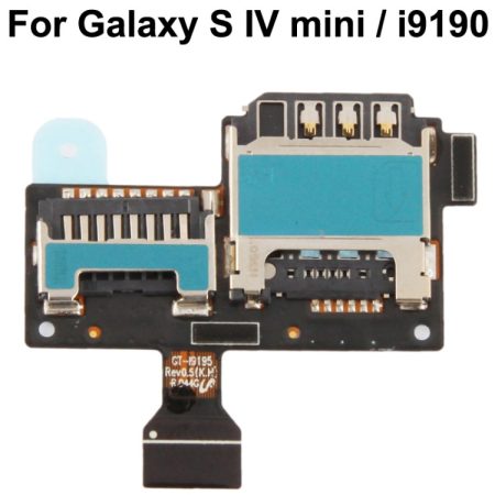 High Quality Card Reader Flex Cable for Samsung Galaxy S IV mini / i9190 / i9195