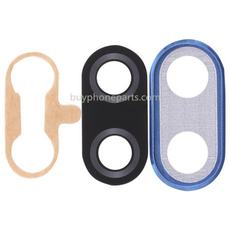 Huawei Nova 3i Rear Camera Bezel with Lens Cover & Adhesive (Blue, 10 PCS)