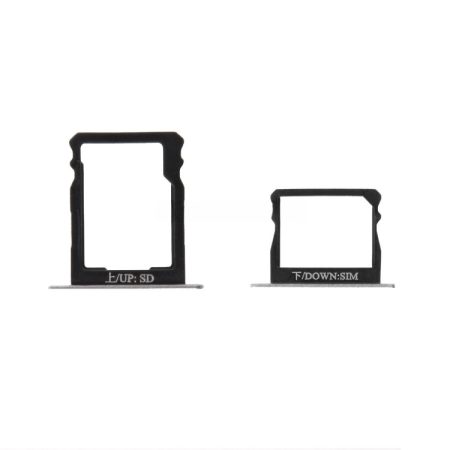 Huawei P8 Replacement SIM + Micro SD Card Tray (Black)