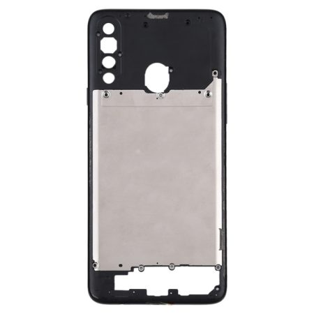 Samsung Galaxy A20s Middle Frame Bezel Plate Midframe Housing Replacement (Black)