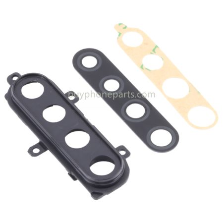 10pcs Replacement Camera Lens Cover Set for Samsung Galaxy A21 SM-A215 - Black