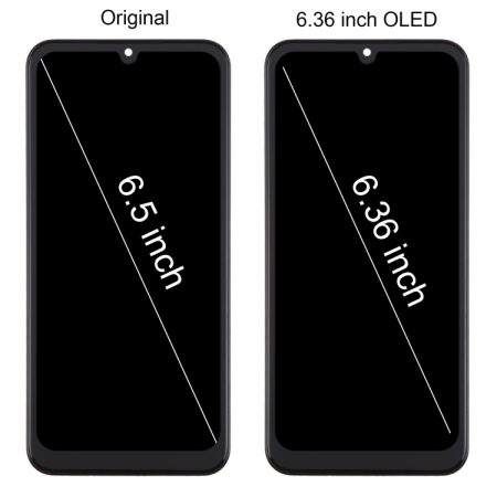 Samsung Galaxy A24 SM-A245F 6.36 inch OLED LCD Screen Digitizer Assembly with Frame Replacement