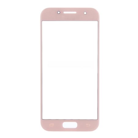 Samsung Galaxy A3 2017 (A320) Front Screen Outer Glass Lens Replacement (Pink, 10 Pack)