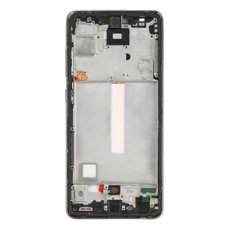Samsung Galaxy A52 Middle Frame Bezel Plate Midframe Housing Replacement (Black)