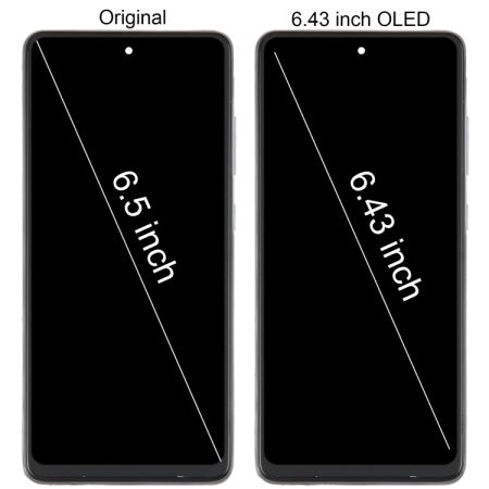 Samsung Galaxy A52s 5G SM-A528 OLED LCD Screen Digitizer Full Assembly with Frame Replacement