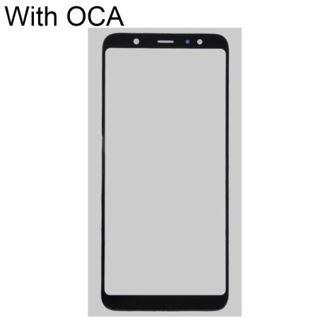 Samsung Galaxy A6+ Front Screen Outer Glass Lens with OCA Adhesive Replacement
