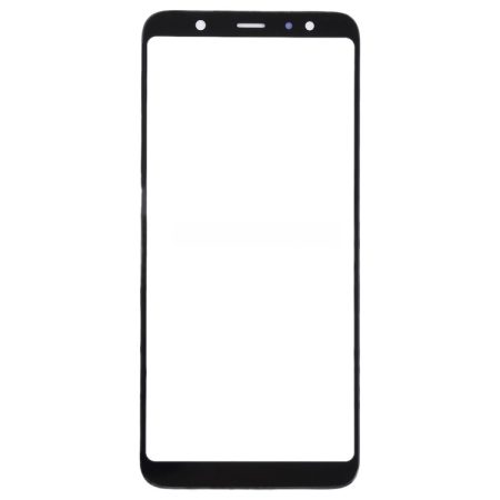 Samsung Galaxy A6+ 2018 (A605) Front Screen Outer Glass Lens Replacement (Black, 10 Pack)