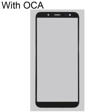 Samsung Galaxy J6 (J600) Front Screen Outer Glass Lens with OCA Adhesive