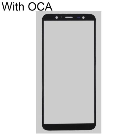 Samsung Galaxy J8 (J810) Front Screen Outer Glass Lens with OCA Adhesive