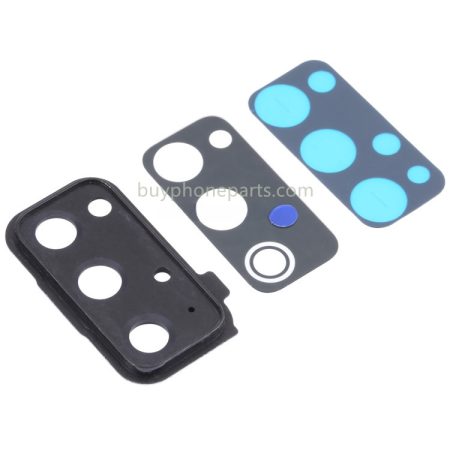 Samsung Galaxy S20 FE 5G SM-G781 Rear Camera Lens Cover Replacement (Black, 10 Pack)