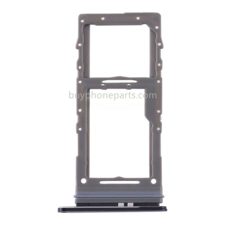 SIM Card Tray + Micro SD Card Tray for Samsung Galaxy S20+ / Galaxy S20 Ultra - Black