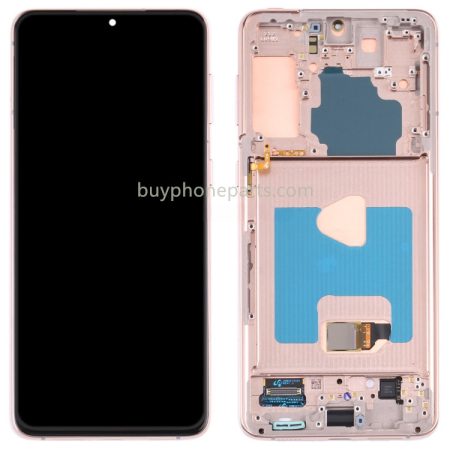 Samsung Galaxy S21+ 5G SM-G996 Original LCD Screen Digitizer Full Assembly With Frame (Gold)