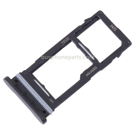 Original SIM & Micro SD Card Tray Holder Slot for Galaxy Tab Active3 8.0 SM-T570/T575 (Black)