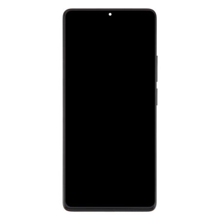 Original AMOLED LCD Screen & Digitizer Assembly with Frame for Xiaomi Poco M6 Pro 4G (Black)
