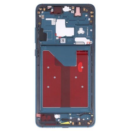 Huawei Mate 20 Front Housing LCD Frame Bezel with Side Keys (Blue)