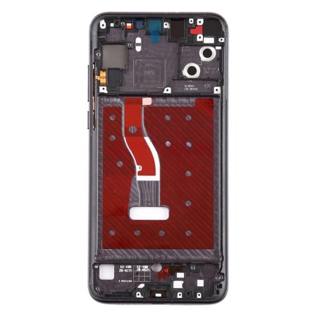 Huawei Nova 4 Front Housing LCD Frame Bezel with Side Keys (Grey)