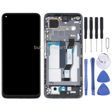 LCD Screen Digitizer Assembly with Frame for Xiaomi Mi 10T Pro 5G / Mi 10T 5G / Redmi K30S (Black)