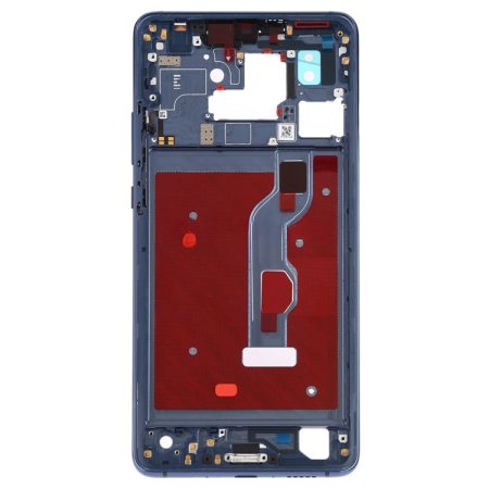 Huawei Mate 20 X Middle Frame Bezel with Side Keys (Blue)