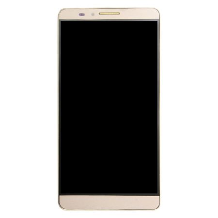 OEM Mate 7 LCD Screen + Digitizer Full Assembly with Frame (Gold)