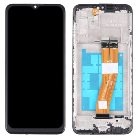 Samsung Galaxy A03s SM-A037F OEM LCD Screen Digitizer Full Assembly with Frame Replacement
