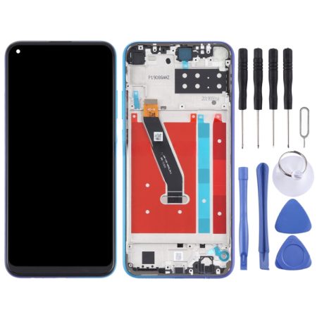 OEM Honor Play 4T LCD Screen + Digitizer Full Assembly With Frame (Blue)