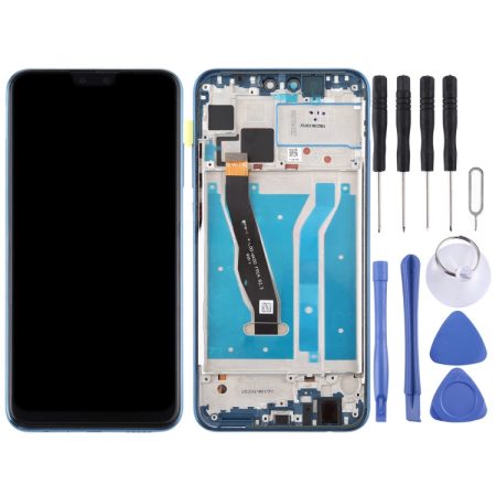 OEM Enjoy 9 Plus LCD Screen & Digitizer Full Assembly with Frame (Blue)