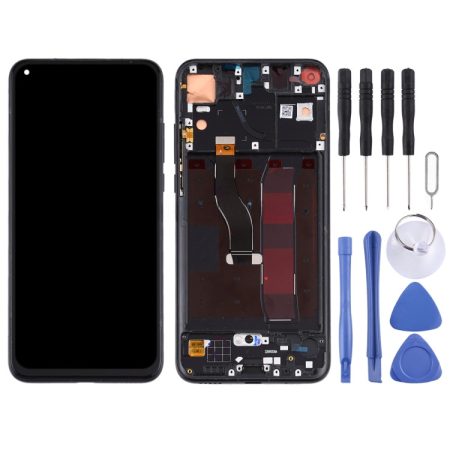 OEM Honor View 20 LCD Screen & Digitizer Full Assembly with Frame (Black)