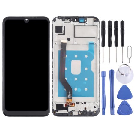 OEM Y7 (2019) Low Version LCD Screen & Digitizer Assembly with Frame (Black)