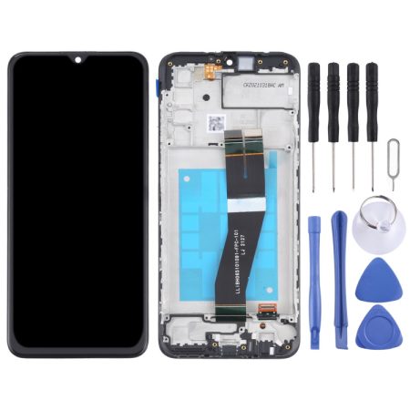 OEM Samsung Galaxy M02s SM-M025F (NL Version) LCD Screen Digitizer Assembly with Frame