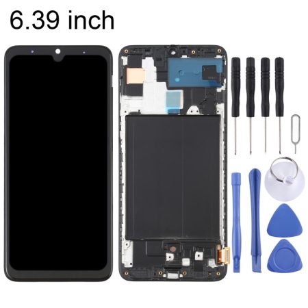 Samsung Galaxy A70 SM-A705 OLED Screen Digitizer Assembly with Frame - Black (6.7 inch)