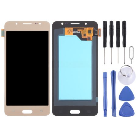 Samsung Galaxy J5 (2016) (SM-J510) OLED LCD Screen and Digitizer Full Assembly (Gold)