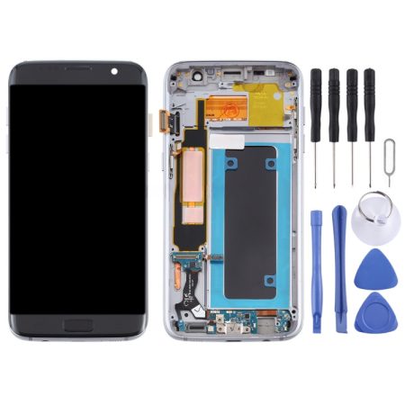 OLED LCD Screen & Digitizer Full Assembly with Frame for Samsung Galaxy S7 Edge (SM-G935F) - Black