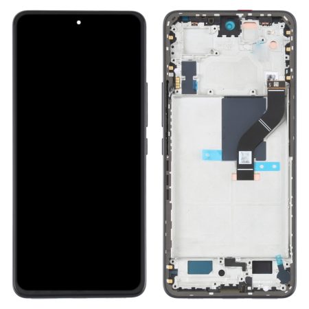 Original Xiaomi 12 Lite LCD Screen and Digitizer Full Assembly with Frame (Black)