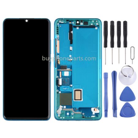 Original LCD Screen for Xiaomi Mi CC9 Pro / Mi Note 10 / Note 10 Pro Digitizer Assembly With Frame (Green)