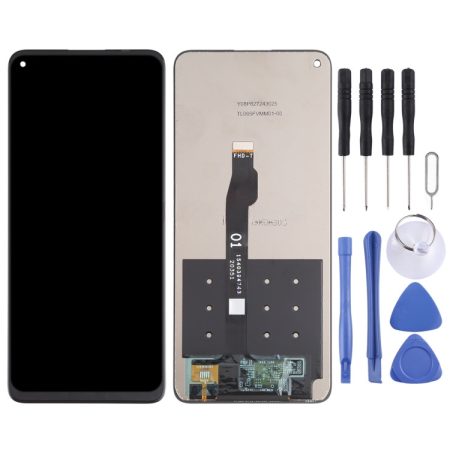 Original P40 Lite 5G LCD Screen & Digitizer Full Assembly (Black)