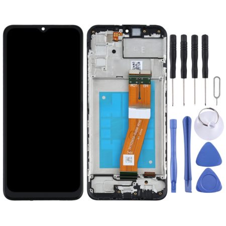 Original Samsung Galaxy A02s SM-A025F LCD Screen and Digitizer Assembly with Frame (GE Version)