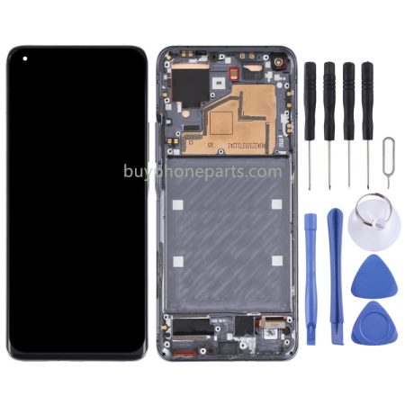 Original Xiaomi Mi 11 LCD Screen Digitizer Full Assembly with Frame (M2011K2C/K2G)