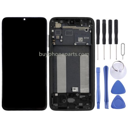 Original Xiaomi Mi CC9 LCD Screen Digitizer Full Assembly with Frame (Black)