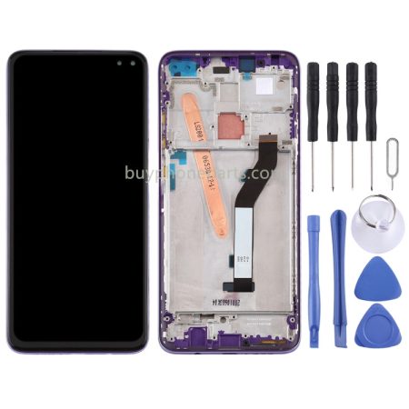Original LCD Screen & Digitizer Assembly with Frame for Xiaomi Redmi K30 5G (Purple)