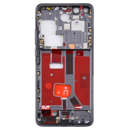 Original Huawei P40 Pro Middle Frame Bezel with Side Keys (Black)