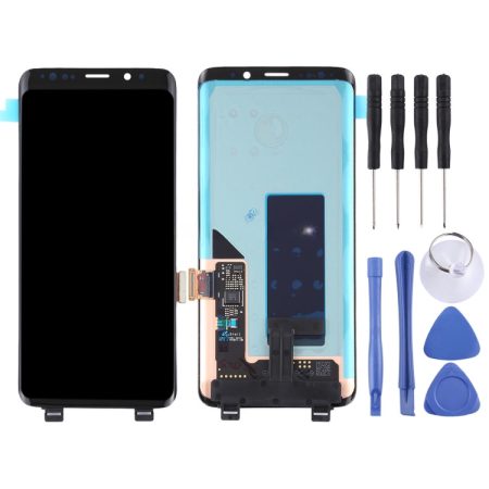 Original Samsung Galaxy S9 G960F/DS/U/W/00 Super AMOLED LCD Screen Digitizer Full Assembly (Black)