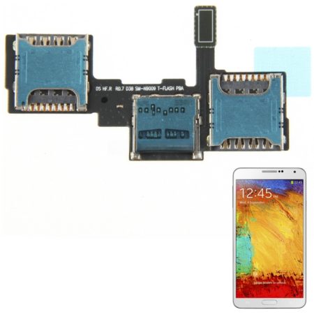 High Quality Galaxy Note 3 (N9002/N9009) SIM Card Reader Flex Cable