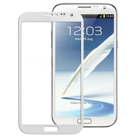 Original Galaxy Note 2 N7100 Front Outer Screen Glass Lens Replacement - White